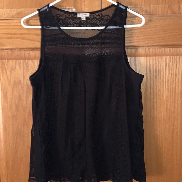 Marshalls Tops - Marshalls Lily White Lace Tank Top
